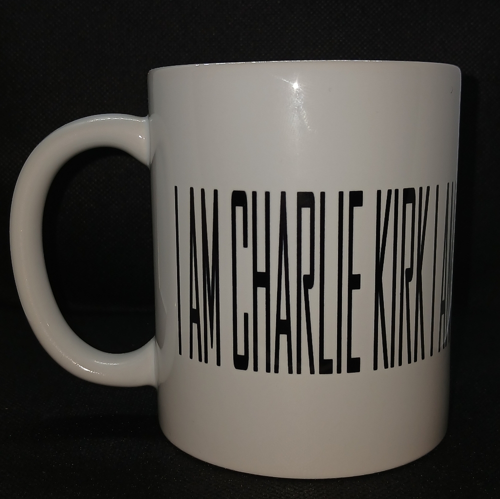(New) Charlie Kirk "I Am Charlie Kirk" Mug (12oz)